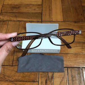 Dior eyeglass frames Swarovski crystals rare